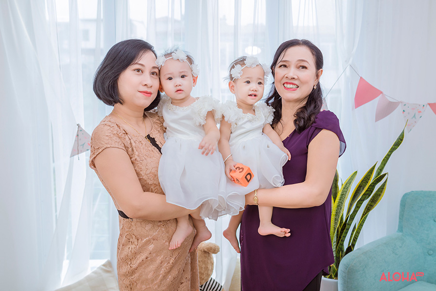 album ảnh bé sinh đôi cực yêu